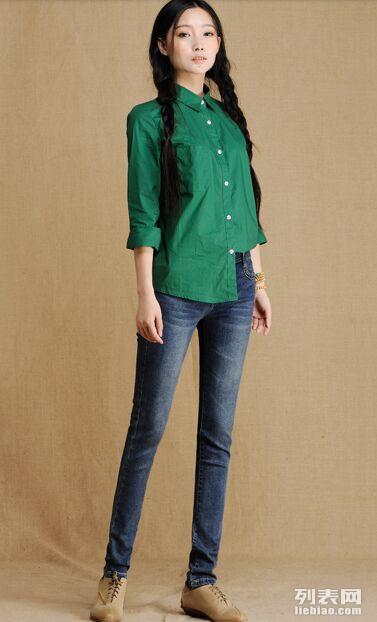 春夏特价爆款小脚女牛仔裤，广州厂家直供百搭时尚